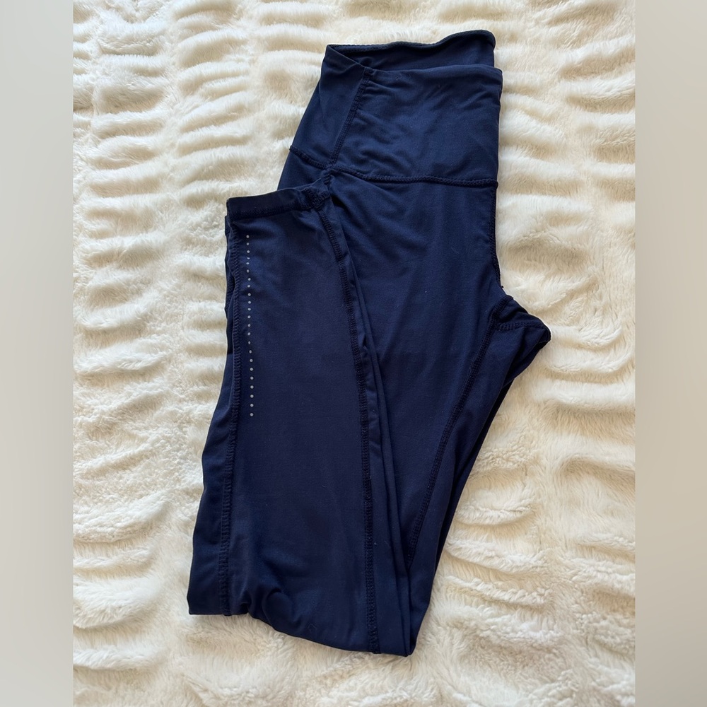 Deep blue workout leggings